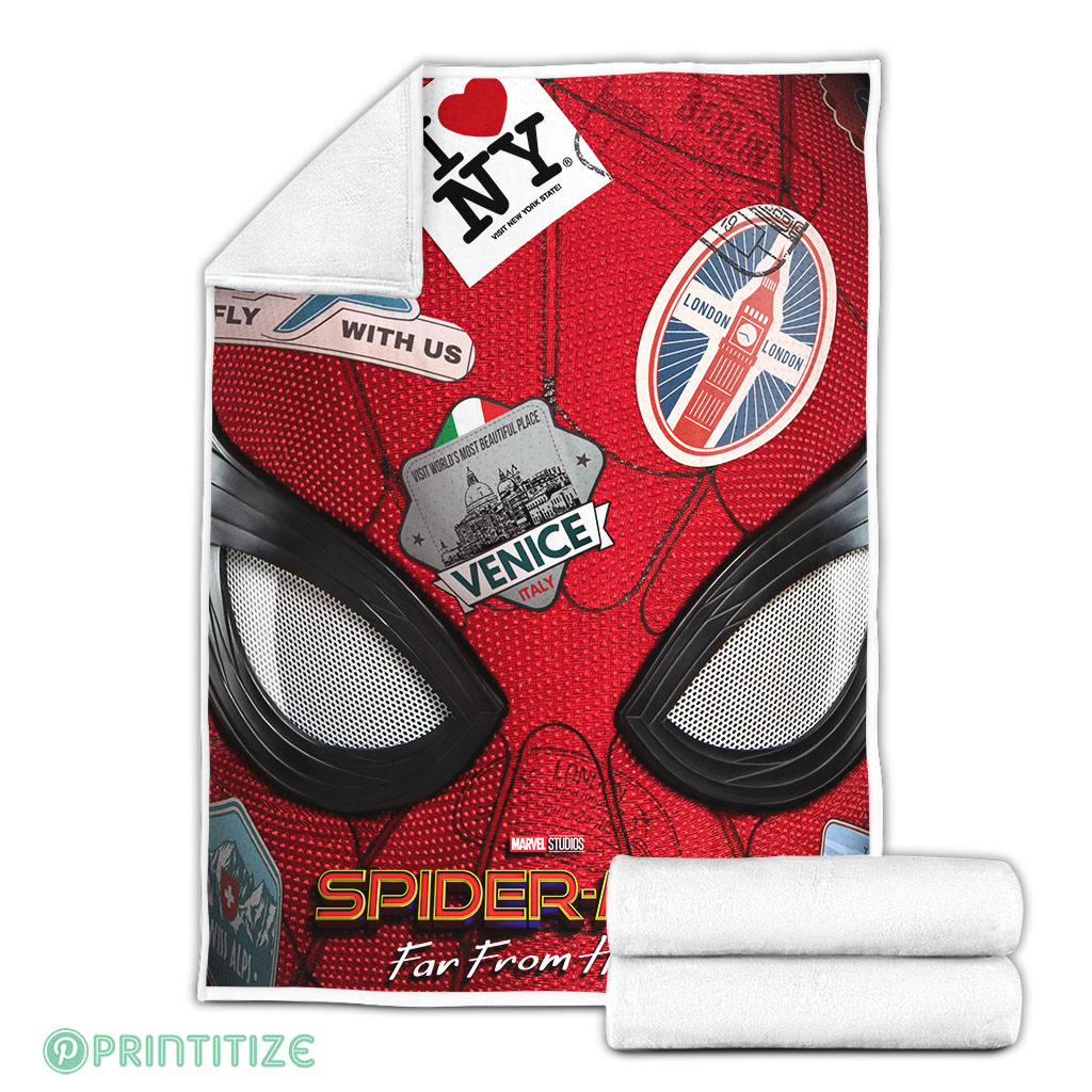 Spider Man Far From Home Fleece Blanket Spider Man Far From Home Fleece Blanket