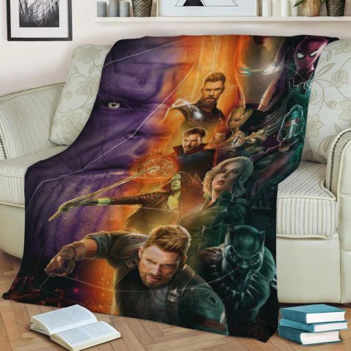 AVENGERS TEAM FLEECE BLANKET GIFT FOR FAN AVENGERS TEAM FLEECE BLANKET GIFT FOR FAN
