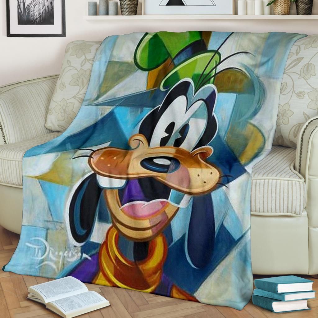 ABSTRACT GOOFY DISNEY KEEP ON BELIEVING FLEECE BLANKET GIFT FOR FAN ABSTRACT GOOFY DISNEY KEEP ON BELIEVING FLEECE BLANKET GIFT FOR FAN