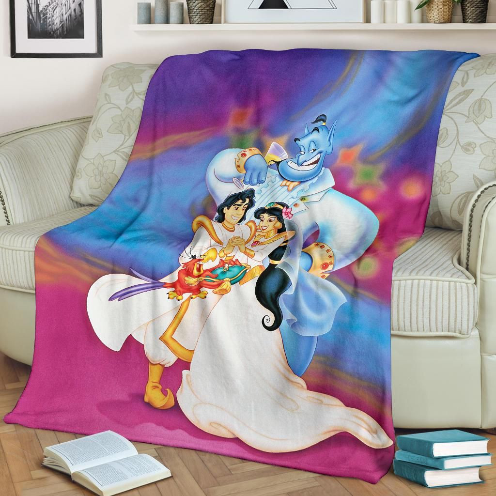 ALADDIN FLEECE BLANKET GIFT FOR FAN ALADDIN FLEECE BLANKET GIFT FOR FAN
