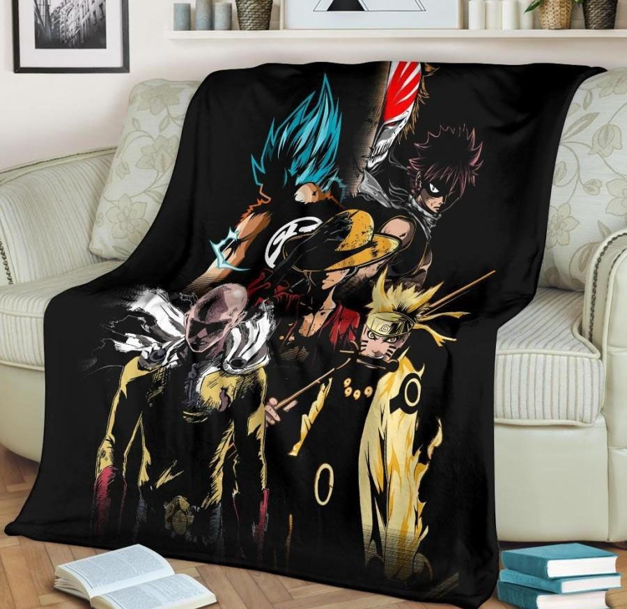 ANIME HEROES ONE PIECE NARUTO DRAGON BALL BEST SELLER FLEECE BLANKET GIFT FOR FAN ANIME HEROES ONE PIECE NARUTO DRAGON BALL BEST SELLER FLEECE BLANKET GIFT FOR FAN