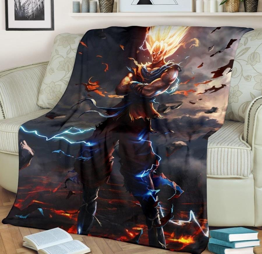 ANGRY GOKU VEGETA SUPER SAIYAN ART DRAGON BALL BEST SELLER FLEECE BLANKET GIFT FOR FAN ANGRY GOKU VEGETA SUPER SAIYAN ART DRAGON BALL BEST SELLER FLEECE BLANKET GIFT FOR FAN