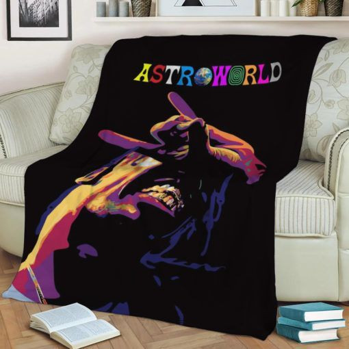 ASTROWORLD BEST SELLER FLEECE BLANKET GIFT FOR FAN ASTROWORLD BEST SELLER FLEECE BLANKET GIFT FOR FAN