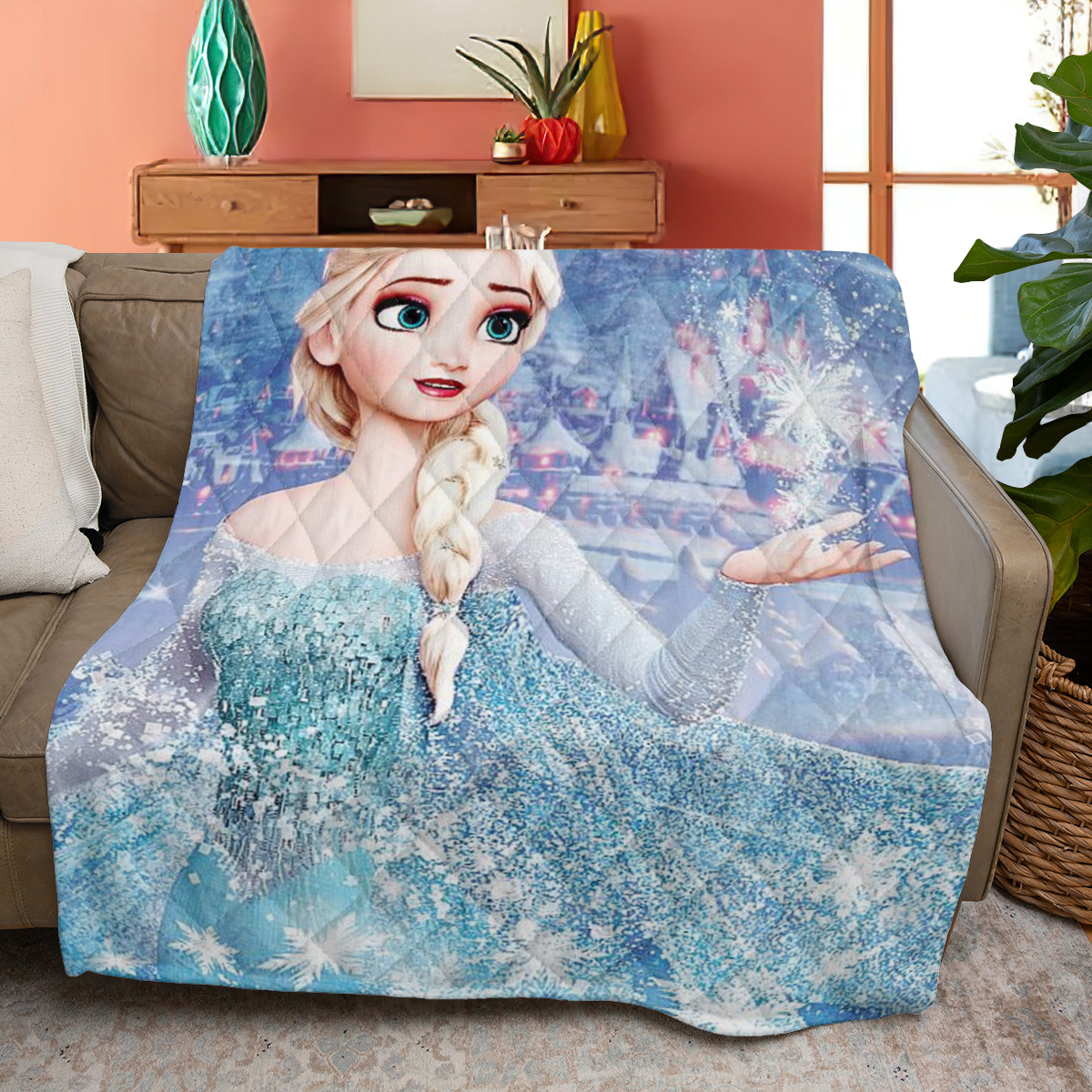 Elsa Disney Frozen 3 Blanket Elsa Disney Frozen 3 Blanket