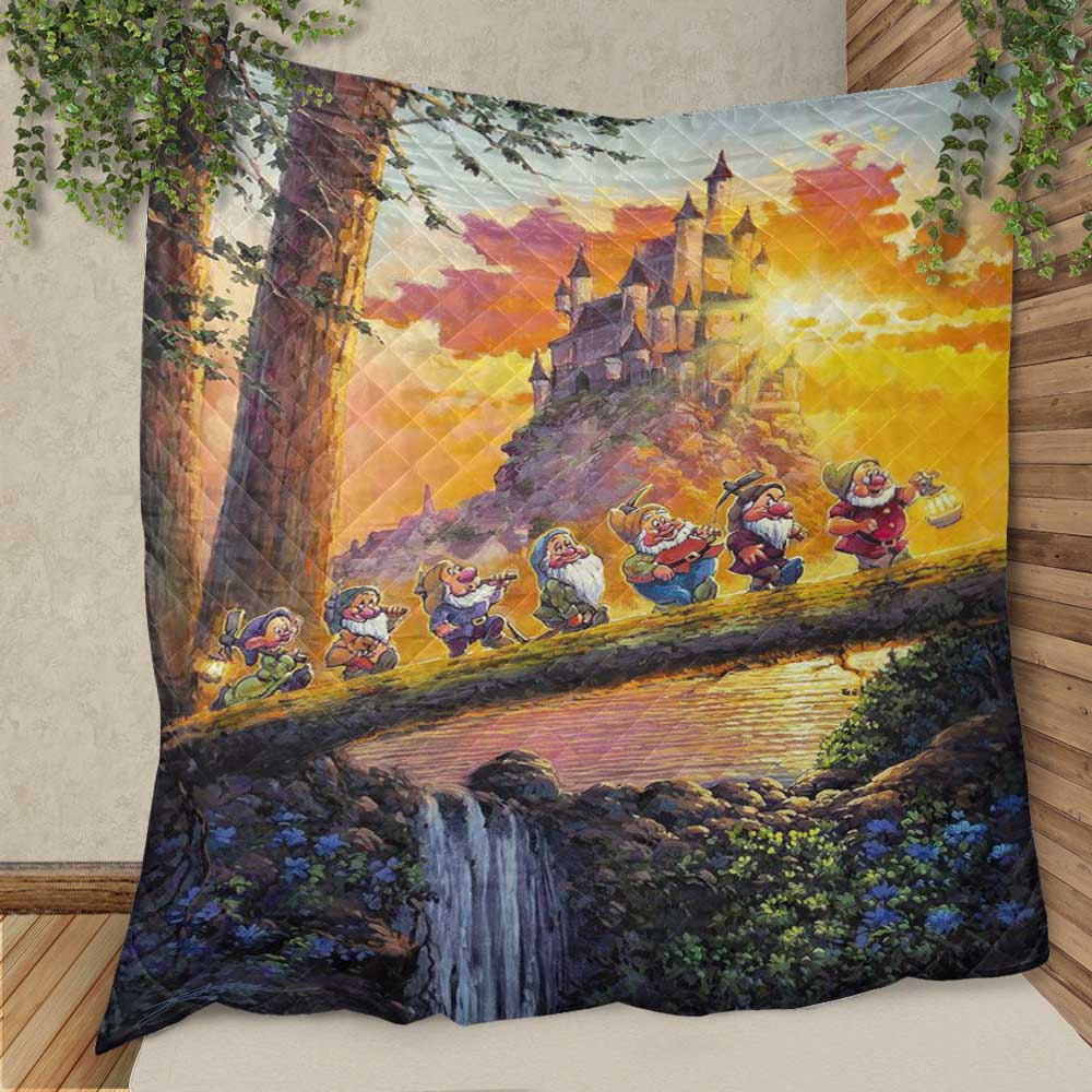 Seven Dwarfs Snow White Christmas Gifts Lover Blanket Seven Dwarfs Snow White Christmas Gifts Lover Blanket