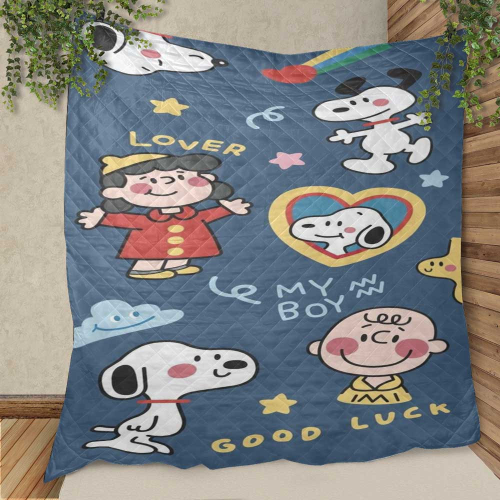 Snoopy Lover My Boy Good Luck Christmas Gifts Lover Blanket Snoopy Lover My Boy Good Luck Christmas Gifts Lover Blanket