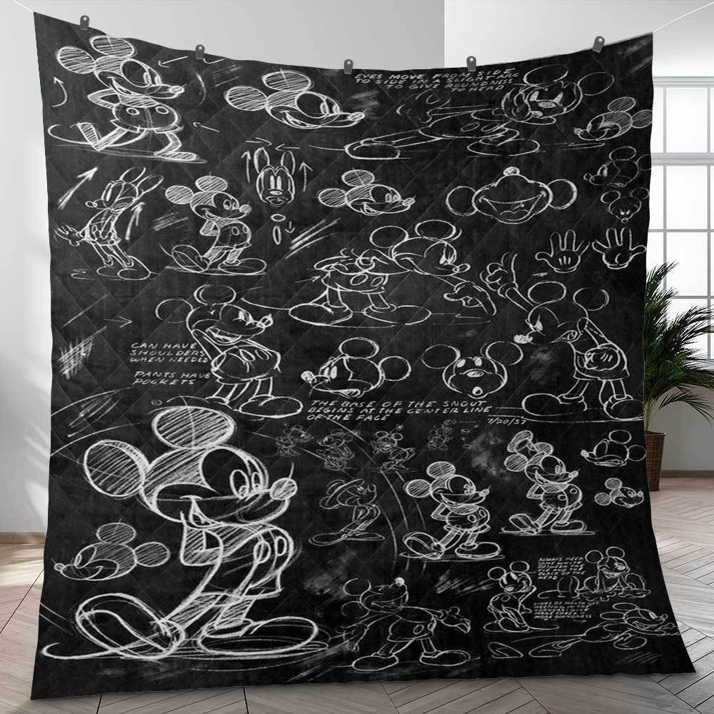 Mickey Disney Comics Christmas Ver 2 Gifts Lover Blanket Mickey Disney Comics Christmas Ver 2 Gifts Lover Blanket