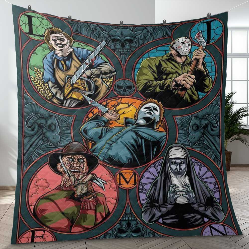 Characters Horror Film Halloween ver2 Christmas Gifts Lover Blanket Characters Horror Film Halloween ver2 Christmas Gifts Lover Blanket