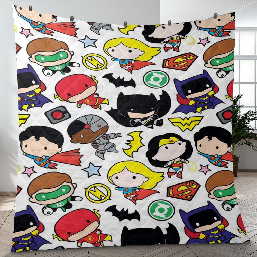 Full Super Hero Marvel Comics Chibi Christmas Gift Lover Blanket Full Super Hero Marvel Comics Chibi Christmas Gift Lover Blanket