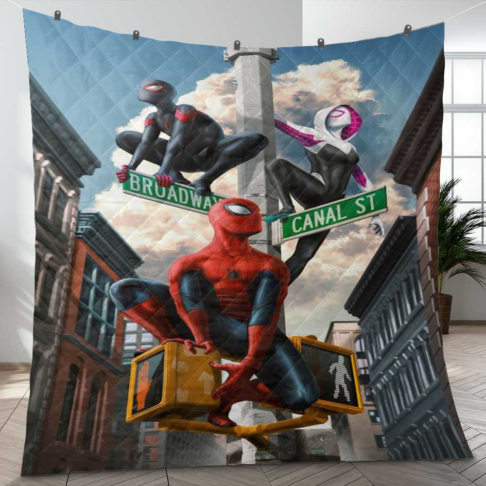 Spider-man Star Miles Morales Spider-gwen Go Home Comics Marvel Gift Lover Blanket Spider-man Star Miles Morales Spider-gwen Go Home Comics Marvel Gift Lover Blanket