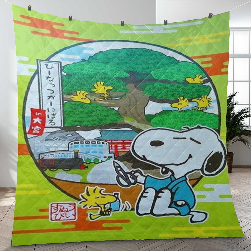 Funny Snoopy Love Bonsai Peanuts Cartoon Ver3 Gift Fan Blanket Funny Snoopy Love Bonsai Peanuts Cartoon Ver3 Gift Fan Blanket