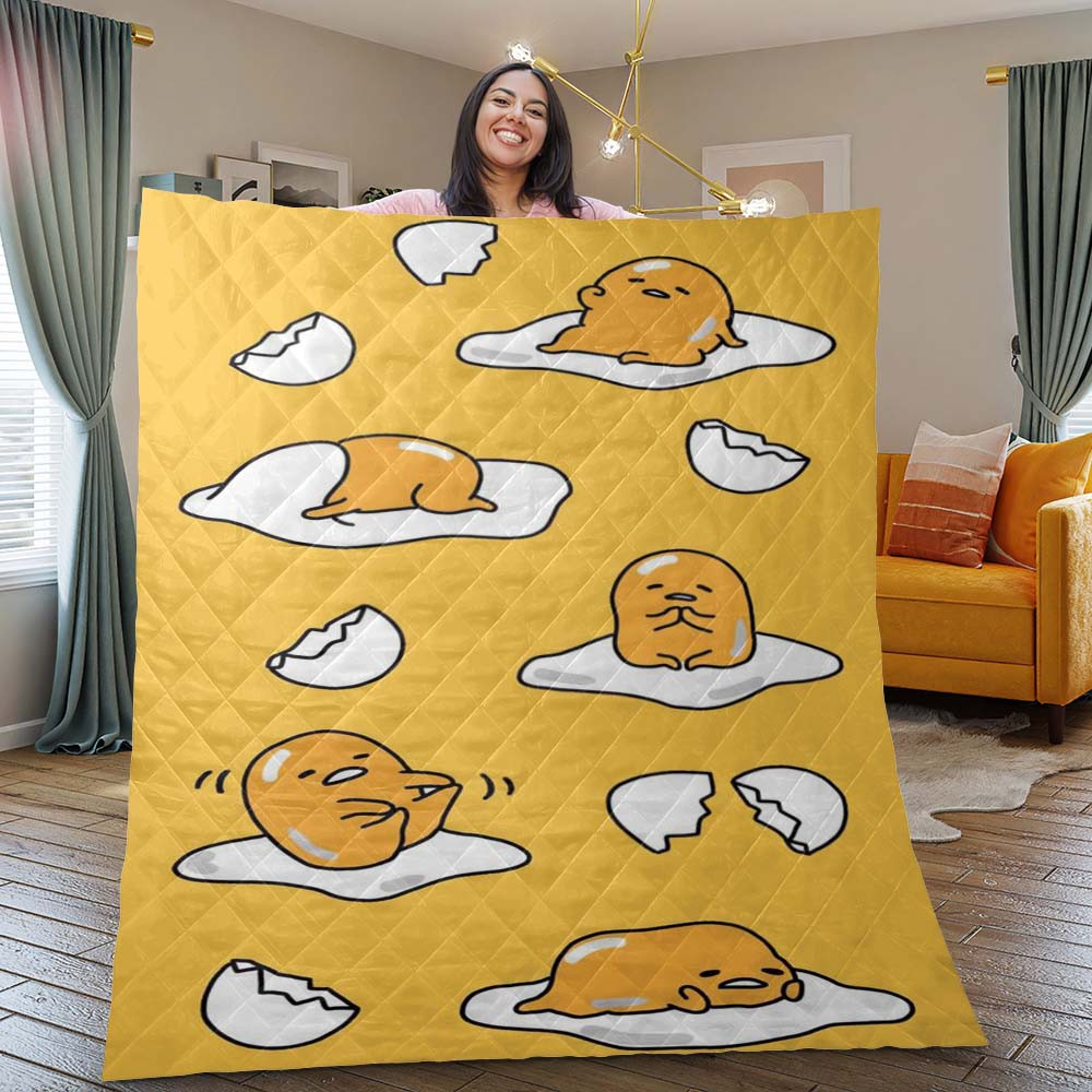 Gudetama Lazy Egg Cartoon Gift Lover Blanket Gudetama Lazy Egg Cartoon Gift Lover Blanket