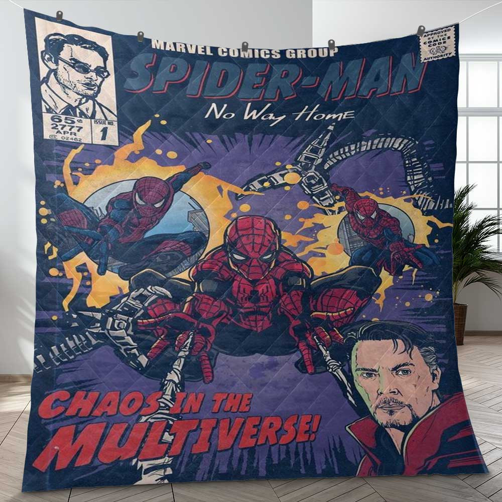 Spider Man No Way Home Chaos In The Multiverse Marvel Comics Gifts Lover Blanket Spider Man No Way Home Chaos In The Multiverse Marvel Comics Gifts Lover Blanket