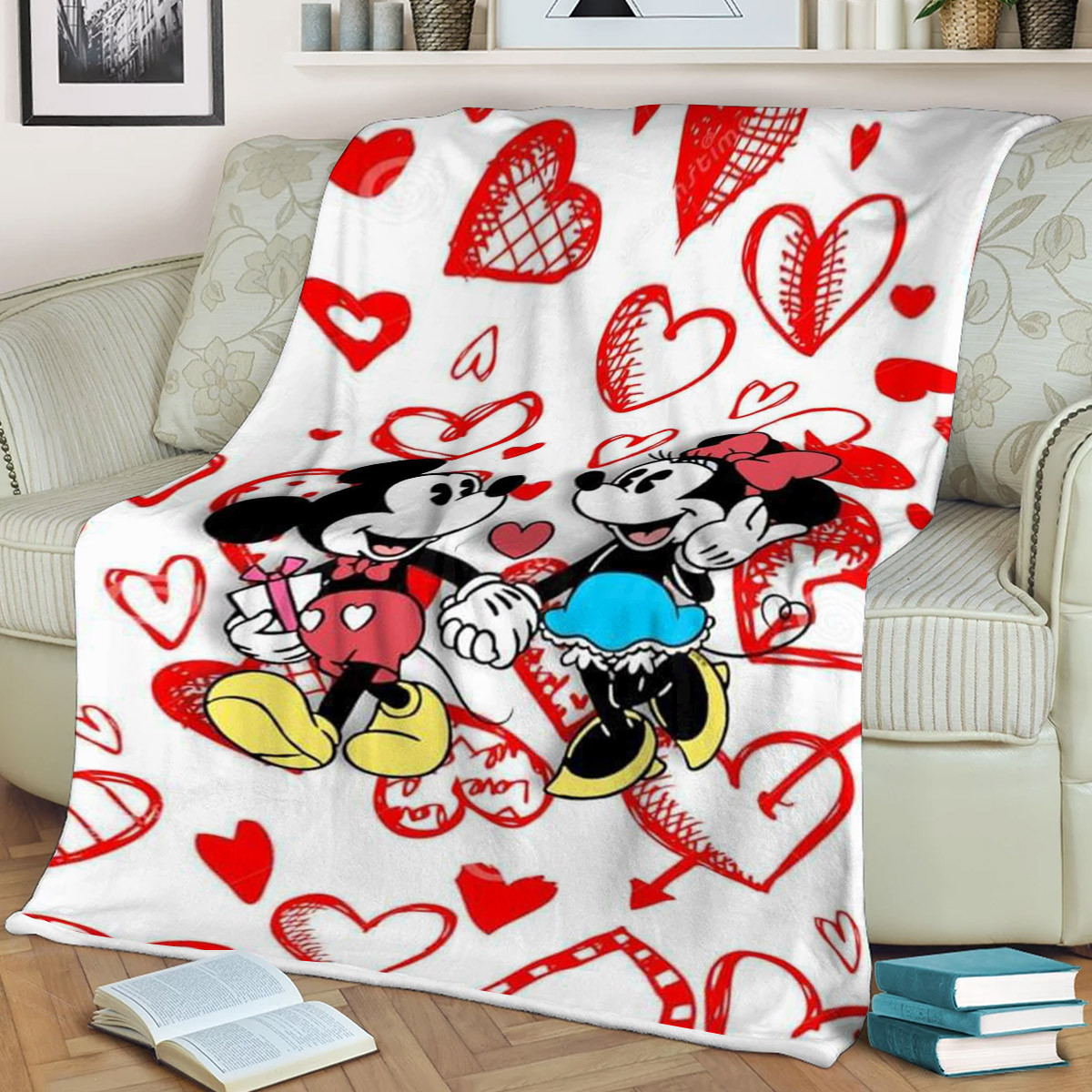 Mickey and Minnie Love Fan Gift Mickey and Minnie Love Fan Gift