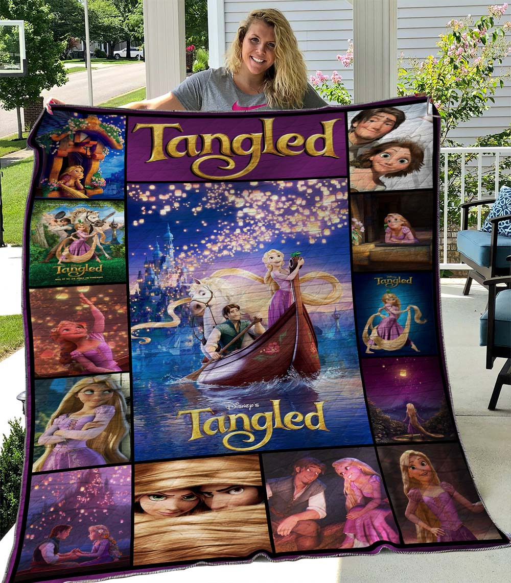 Couple Love Disney Tangled Cartoon 979 Gift Lover Blanket Couple Love Disney Tangled Cartoon 979 Gift Lover Blanket