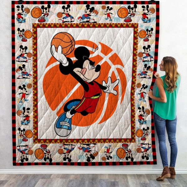 Mickey Mouse Basketball Cartoon Disney 1k68 Gift Lover Blanket Mickey Mouse Basketball Cartoon Disney 1k68 Gift Lover Blanket