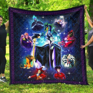Friends Maleficent Evil Queen Ursula Cruella De Vil Disney Villains Blanket
