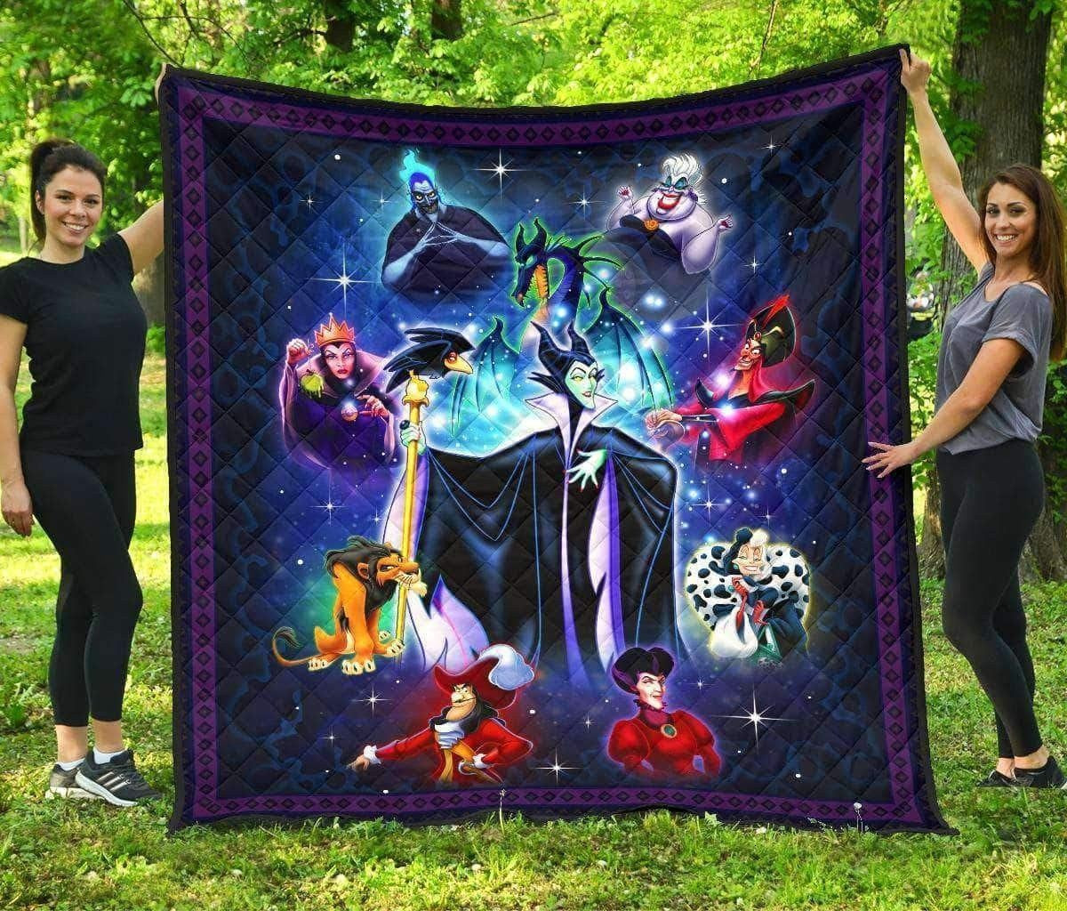 Friends Maleficent Evil Queen Ursula Cruella De Vil Disney Villains Blanket Friends Maleficent Evil Queen Ursula Cruella De Vil Disney Villains Blanket