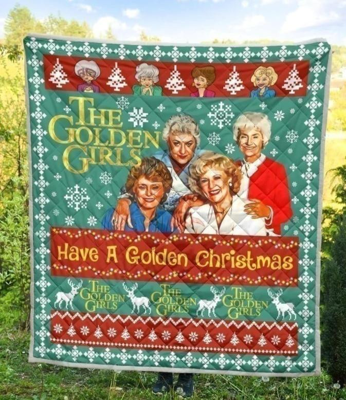The Golden Girls Blanket Have A Golden Christmas The Golden Girls Blanket Have A Golden Christmas
