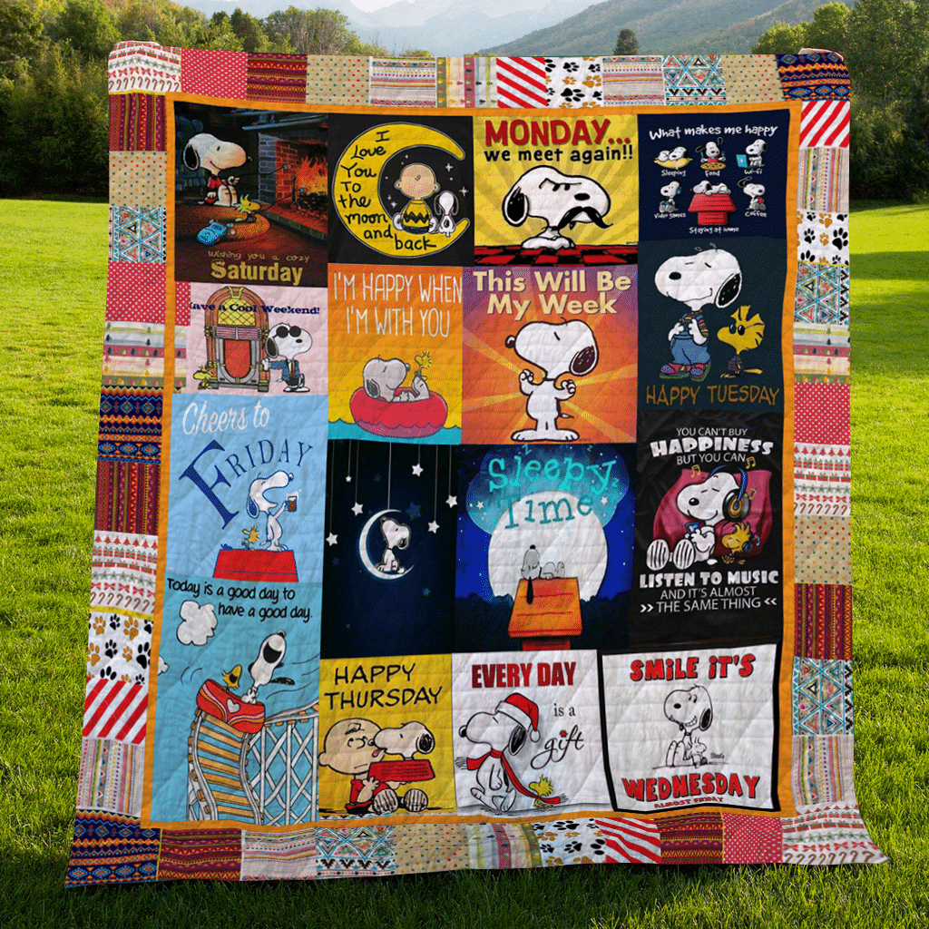 Cartoon Character Happy Snoopy Quilt Fleece Blanket Fan Made All Season 3D Blanket 16 Cartoon Character Happy Snoopy Quilt Fleece Blanket Fan Made All Season 3D Blanket 16