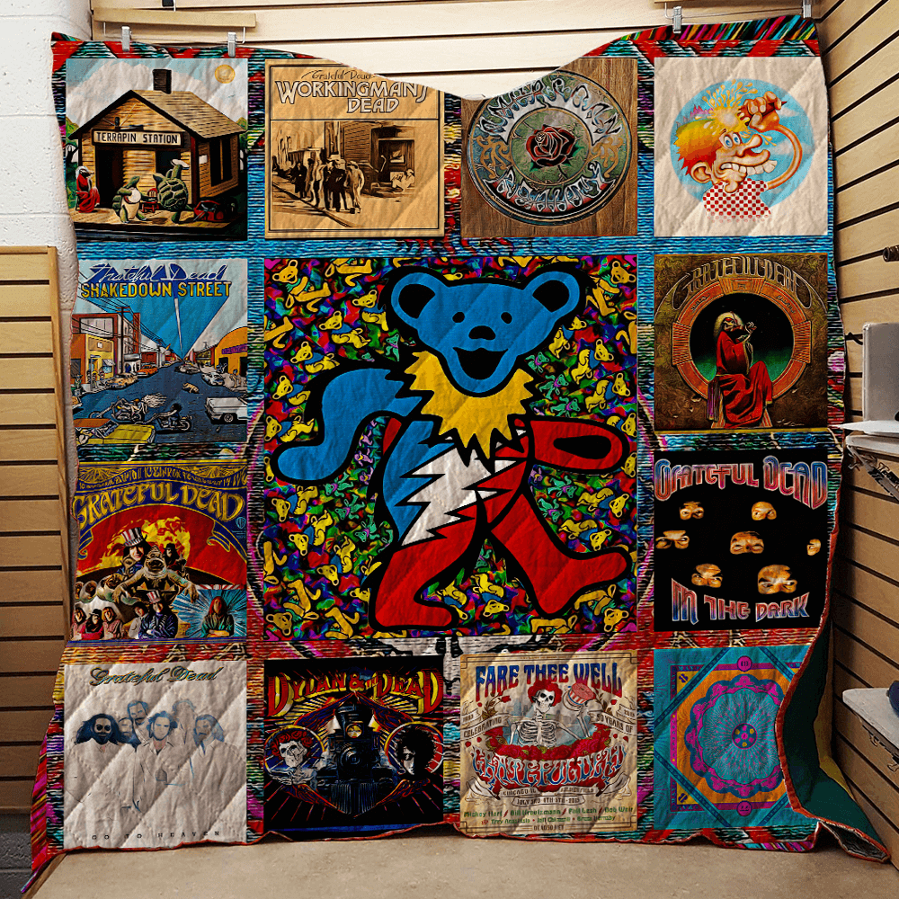 Grateful Dead Rock Band Blanket Grateful Dead Rock Band Blanket