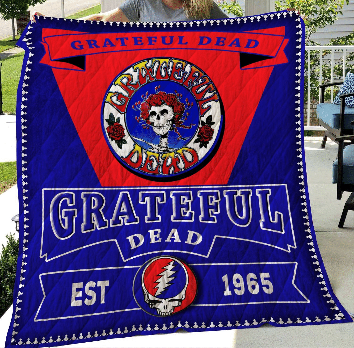 Grateful Dead Rock Band 5 Blanket Grateful Dead Rock Band 5 Blanket