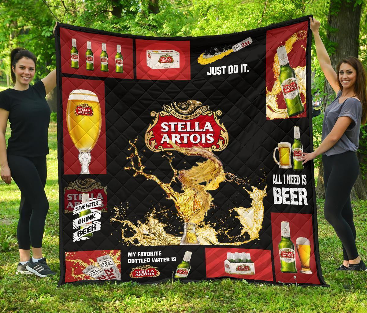 Stella Artois Blanket All I Need Is Beer Gift Idea 3D Blanket 25 Stella Artois Blanket All I Need Is Beer Gift Idea 3D Blanket 25