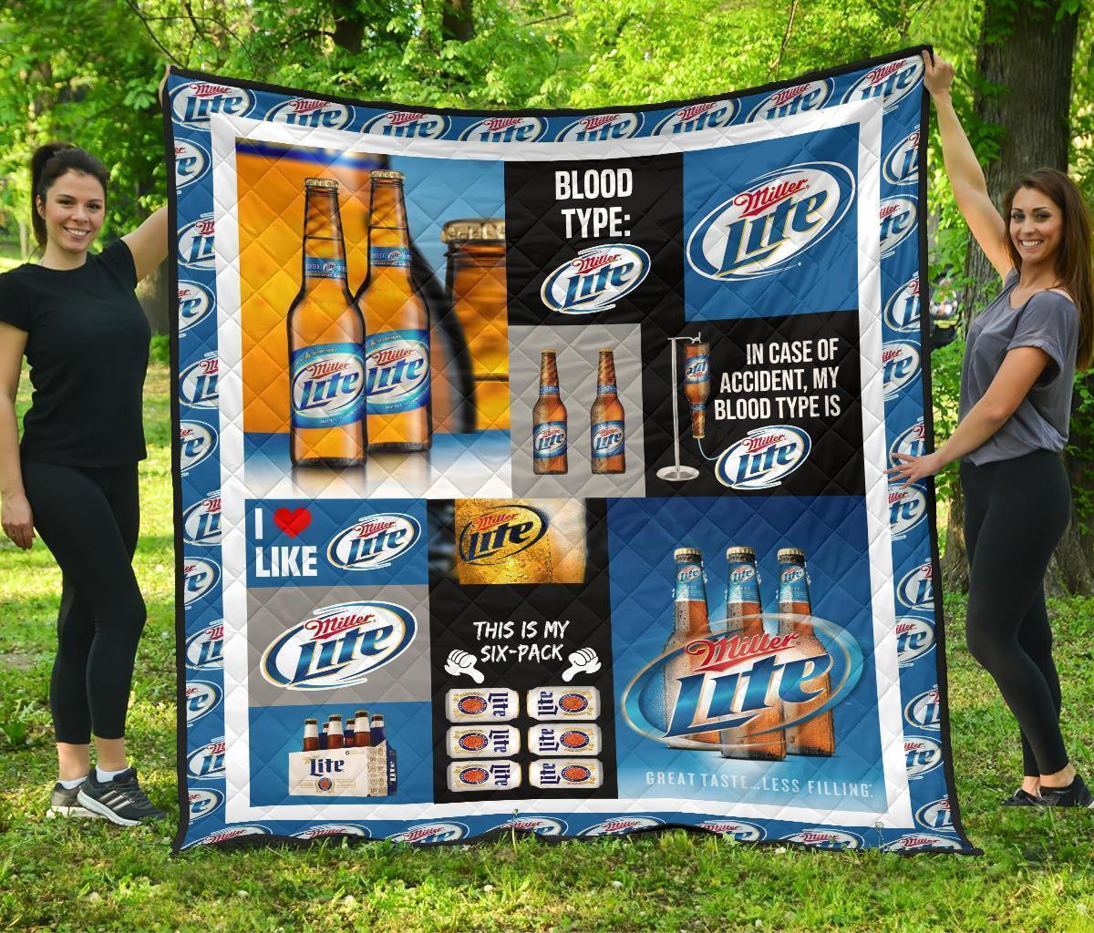 Miller Lite Blanket Funny Gift For Beer Lover 3D Blanket 31 Miller Lite Blanket Funny Gift For Beer Lover 3D Blanket 31