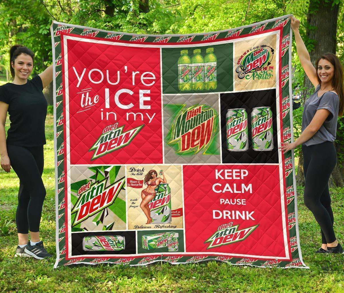Diet Mountain Dew Blanket Funny Gift For Soft Drink Lover 3D Blanket 35 Diet Mountain Dew Blanket Funny Gift For Soft Drink Lover 3D Blanket 35