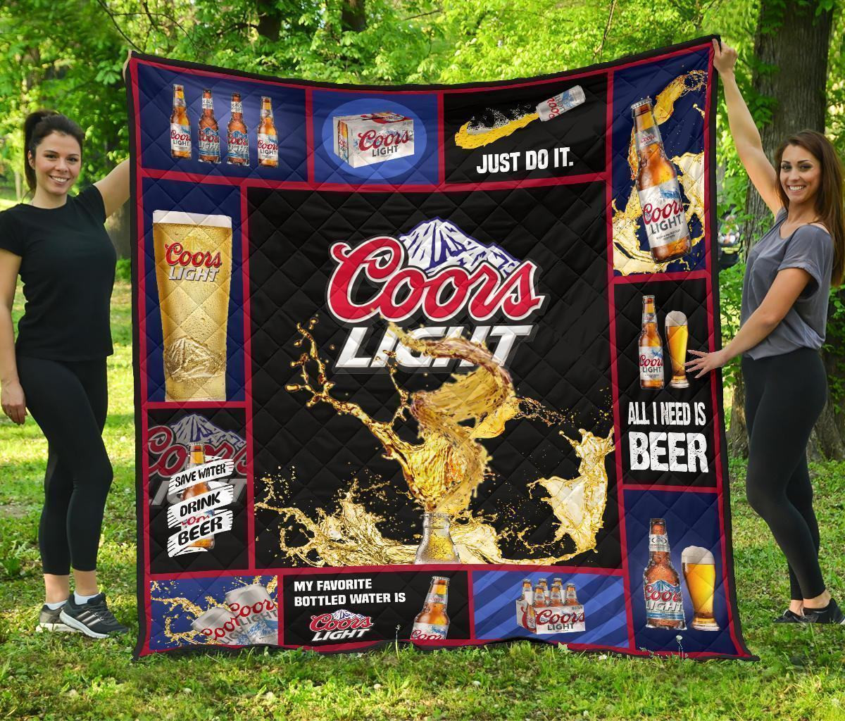 Coors Light Blanket All I Need Is Beer Funny Gift 3D Blanket 92 Coors Light Blanket All I Need Is Beer Funny Gift 3D Blanket 92