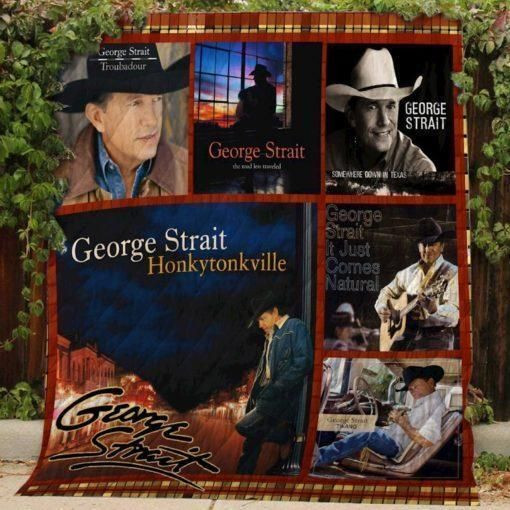 George Strait Album Music Thank You For The Memories 8K832 Gift Lover Blanket II0 George Strait Album Music Thank You For The Memories 8K832 Gift Lover Blanket II0