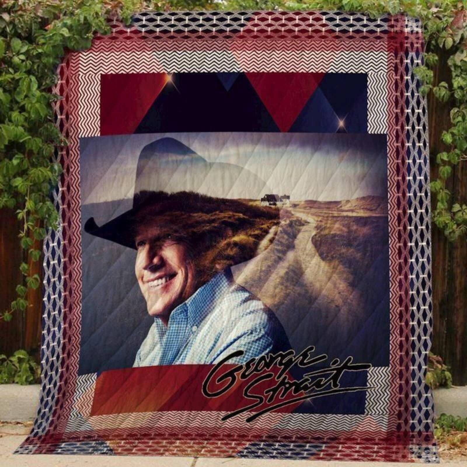 George Strait Album Music Thank You For The Memories 8K838 Gift Lover Blanket II0 George Strait Album Music Thank You For The Memories 8K838 Gift Lover Blanket II0