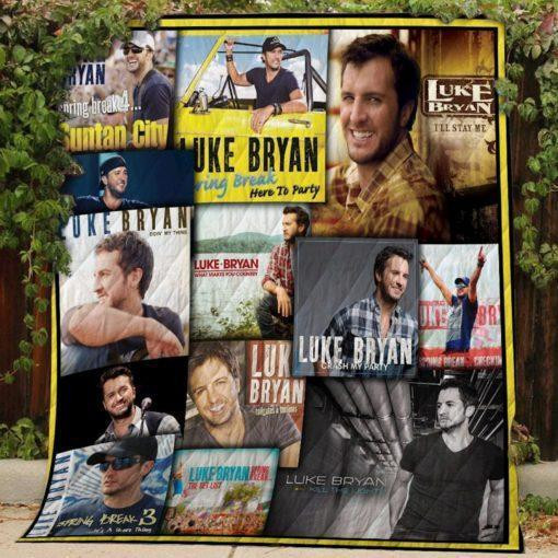 Luke Bryan Album Music Thank You For The Memories 8K862 Gift Lover Blanket II0 Luke Bryan Album Music Thank You For The Memories 8K862 Gift Lover Blanket II0