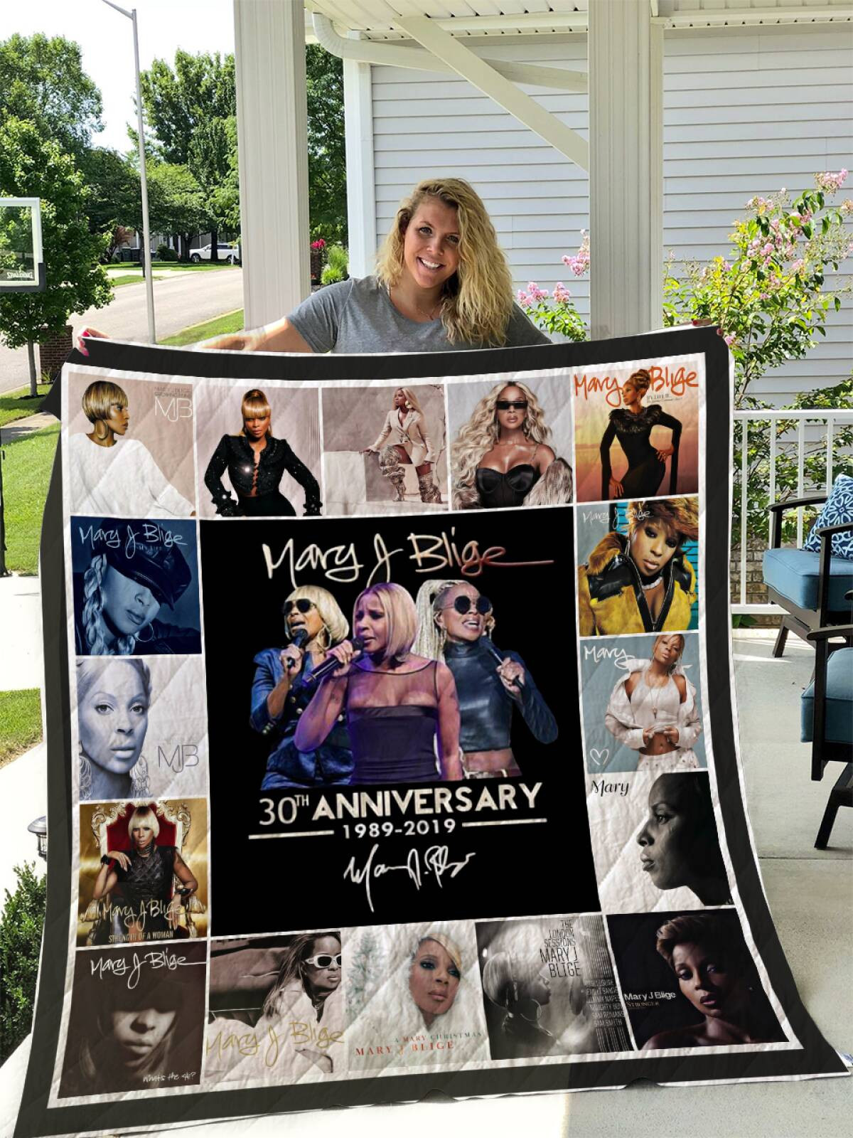 Mary J. Blige Album Music Band 30 th Anniversary Thank You For The Memories 8K869 Gift Lover Blanket II0 Mary J. Blige Album Music Band 30 th Anniversary Thank You For The Memories 8K869 Gift Lover Blanket II0