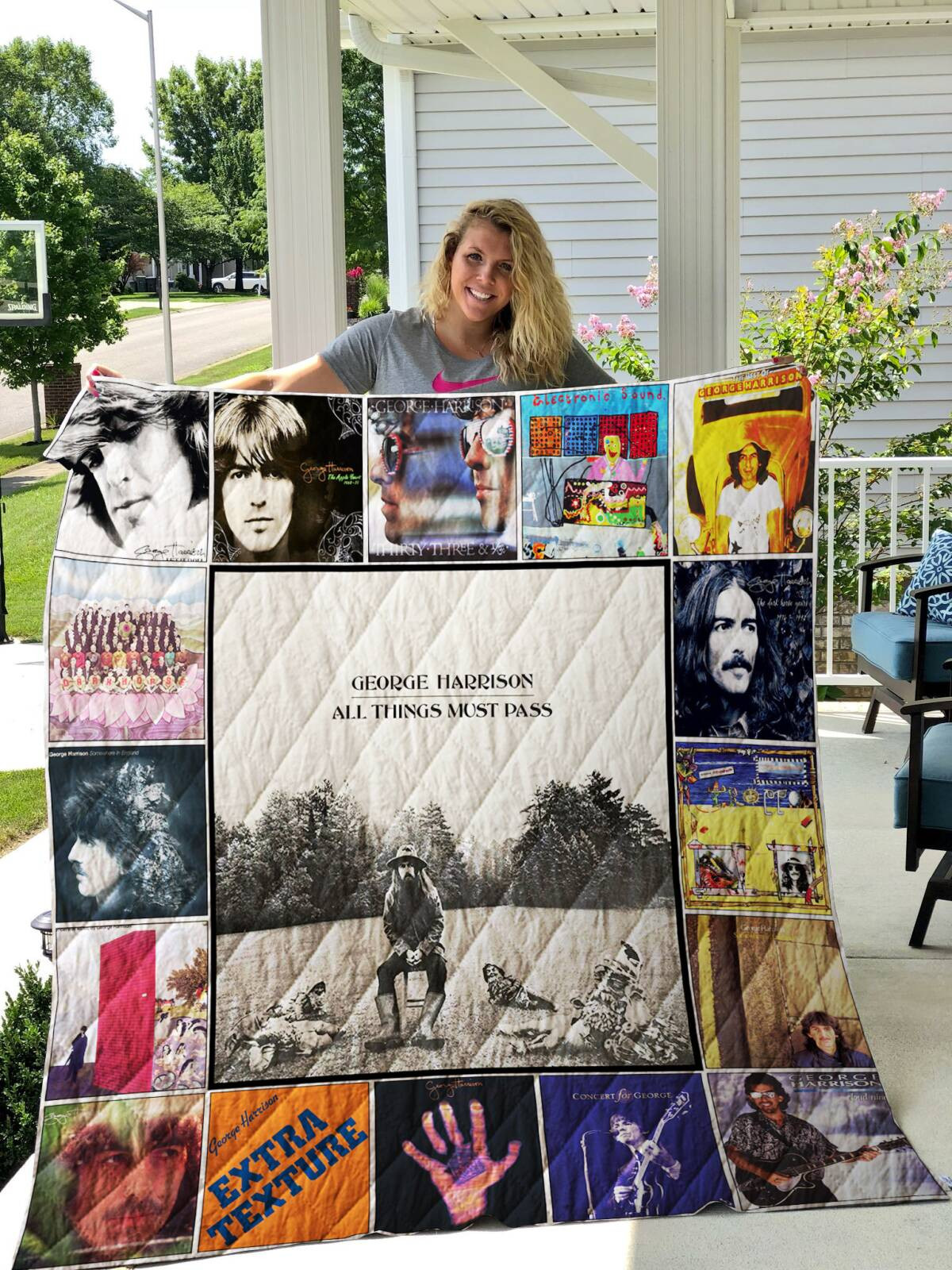 George Harrison Album Music Thank You For The Memories 8K882 Gift Lover Blanket II0 George Harrison Album Music Thank You For The Memories 8K882 Gift Lover Blanket II0