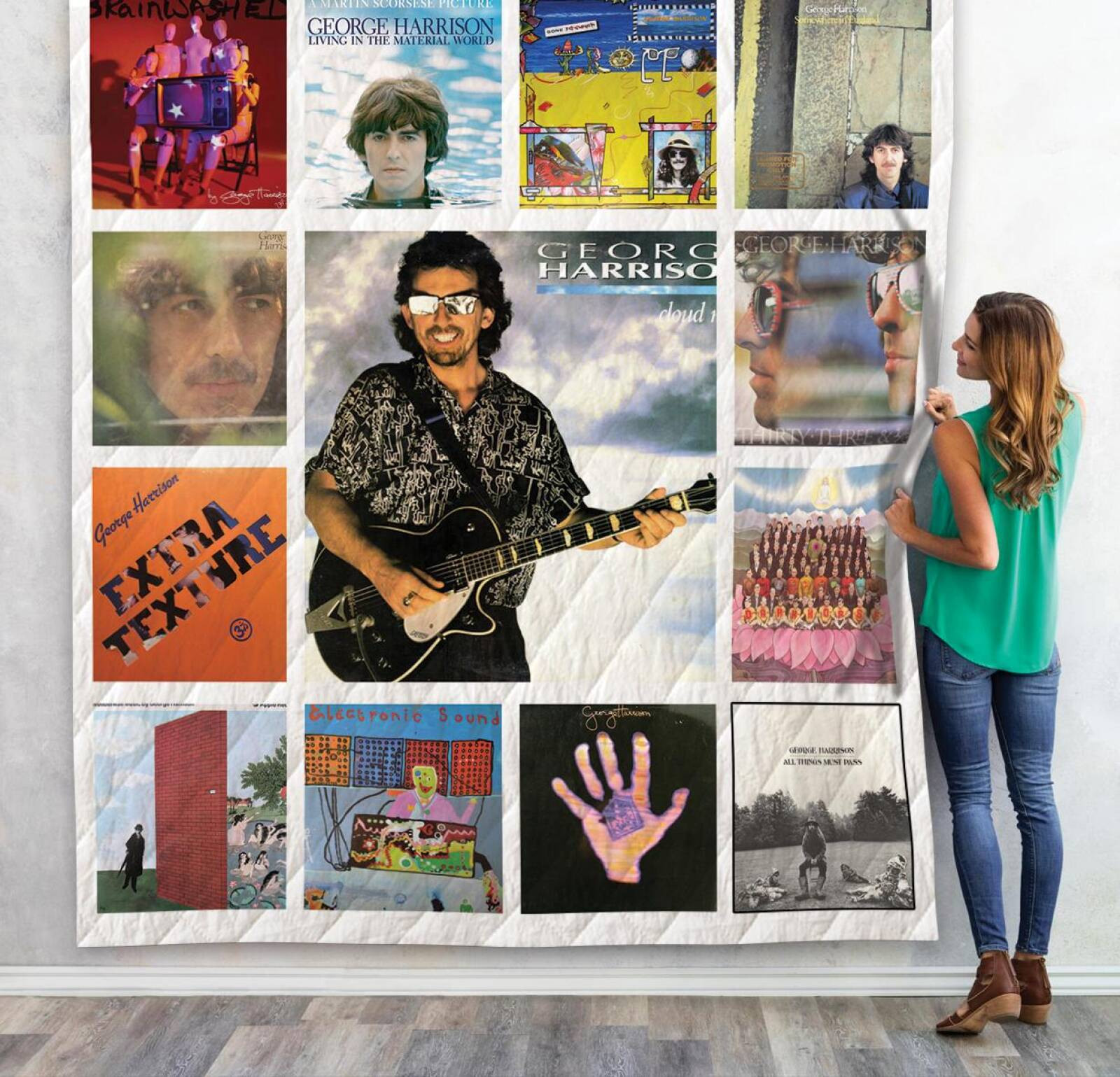 George Harrison Album Music Thank You For The Memories 8K884 Gift Lover Blanket II0 George Harrison Album Music Thank You For The Memories 8K884 Gift Lover Blanket II0
