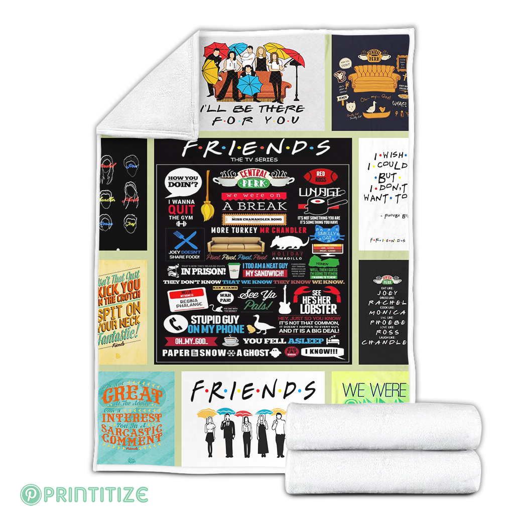 Tv Show Friends Fleece Blanket Tv Show Friends Fleece Blanket