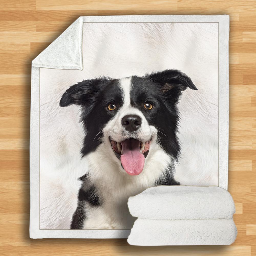 Border Collie Blanket Border Collie Blanket