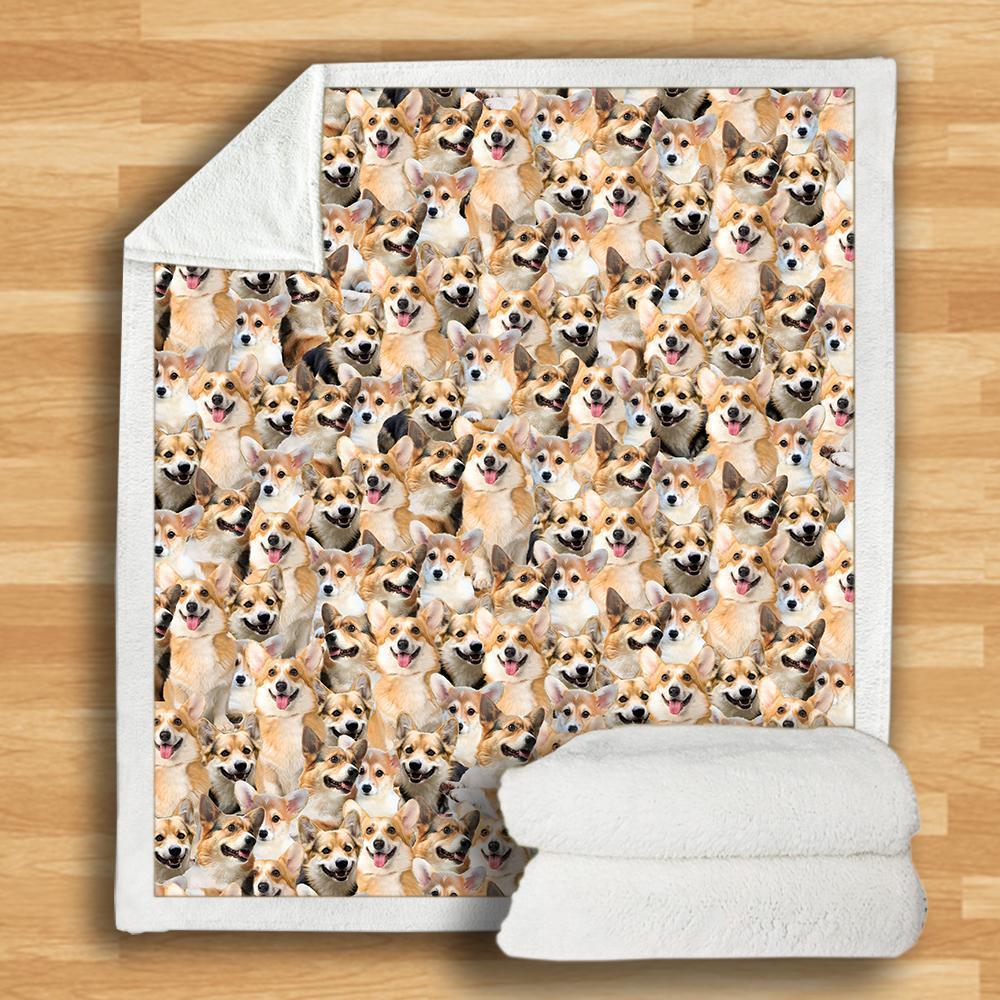 Welsh Corgi Blanket Welsh Corgi Blanket