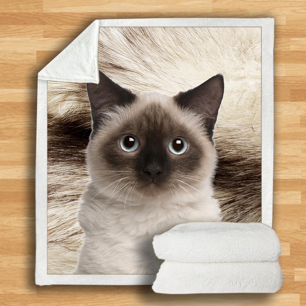 Birman Cat Blanket Birman Cat Blanket