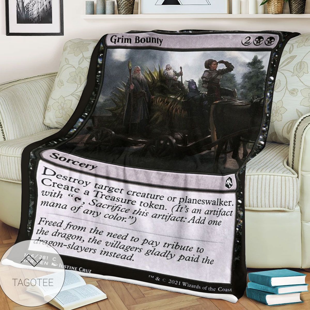 Afr 106 Grim Bounty Magic The Gathering Mtg Blanket Afr 106 Grim Bounty Magic The Gathering Mtg Blanket