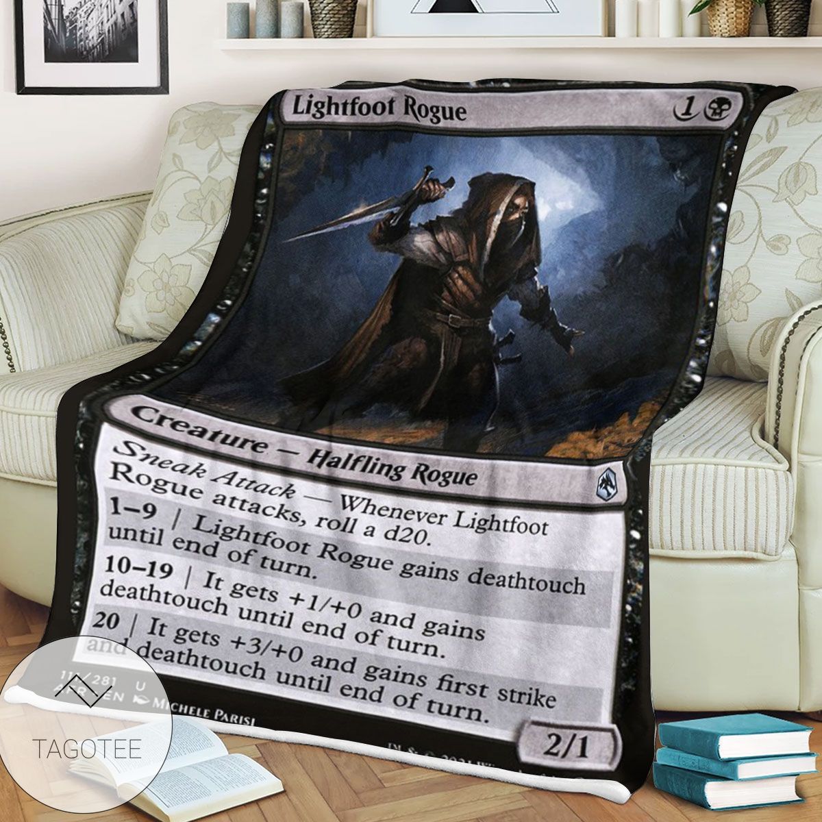 Afr 111 Lightfoot Rogue Magic The Gathering Mtg Blanket Afr 111 Lightfoot Rogue Magic The Gathering Mtg Blanket