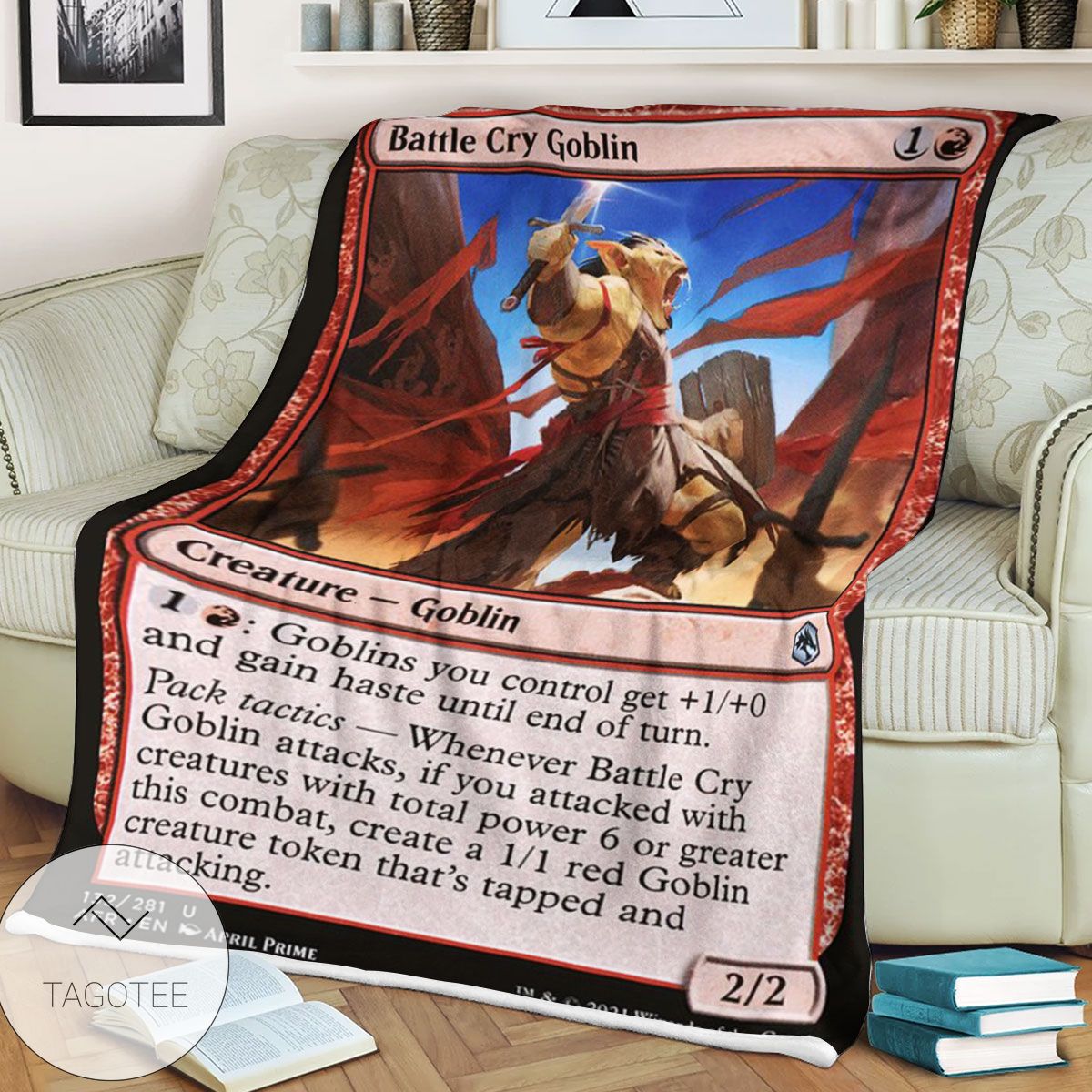Afr 132 Battle Cry Goblin Magic The Gathering Mtg Blanket Afr 132 Battle Cry Goblin Magic The Gathering Mtg Blanket