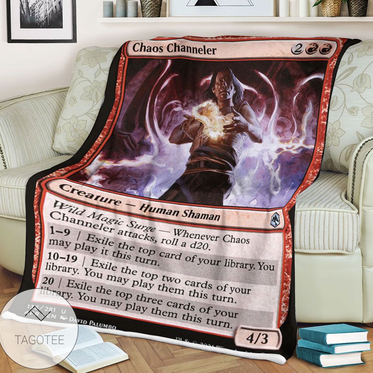 Afr 136 Chaos Channeler Magic The Gathering Mtg Blanket Afr 136 Chaos Channeler Magic The Gathering Mtg Blanket