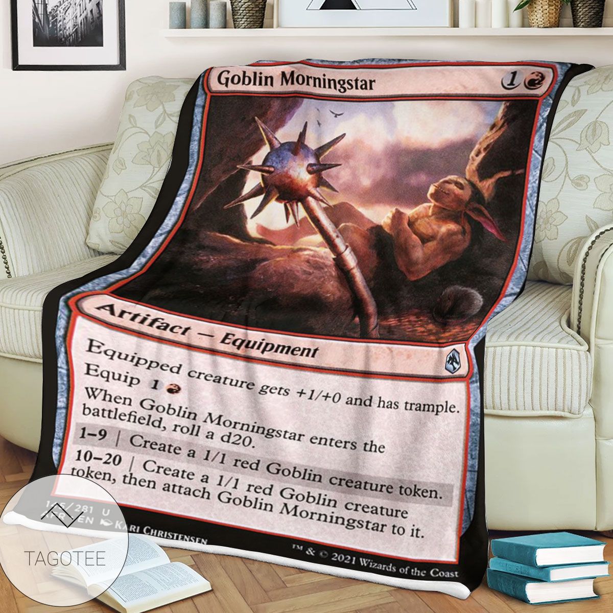 Afr 145 Goblin Morningstar Magic The Gathering Mtg Blanket Afr 145 Goblin Morningstar Magic The Gathering Mtg Blanket