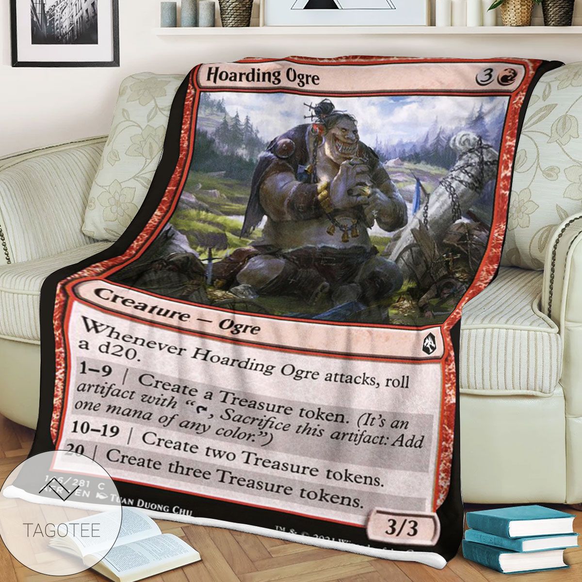 Afr 146 Hoarding Ogre Magic The Gathering Mtg Blanket Afr 146 Hoarding Ogre Magic The Gathering Mtg Blanket
