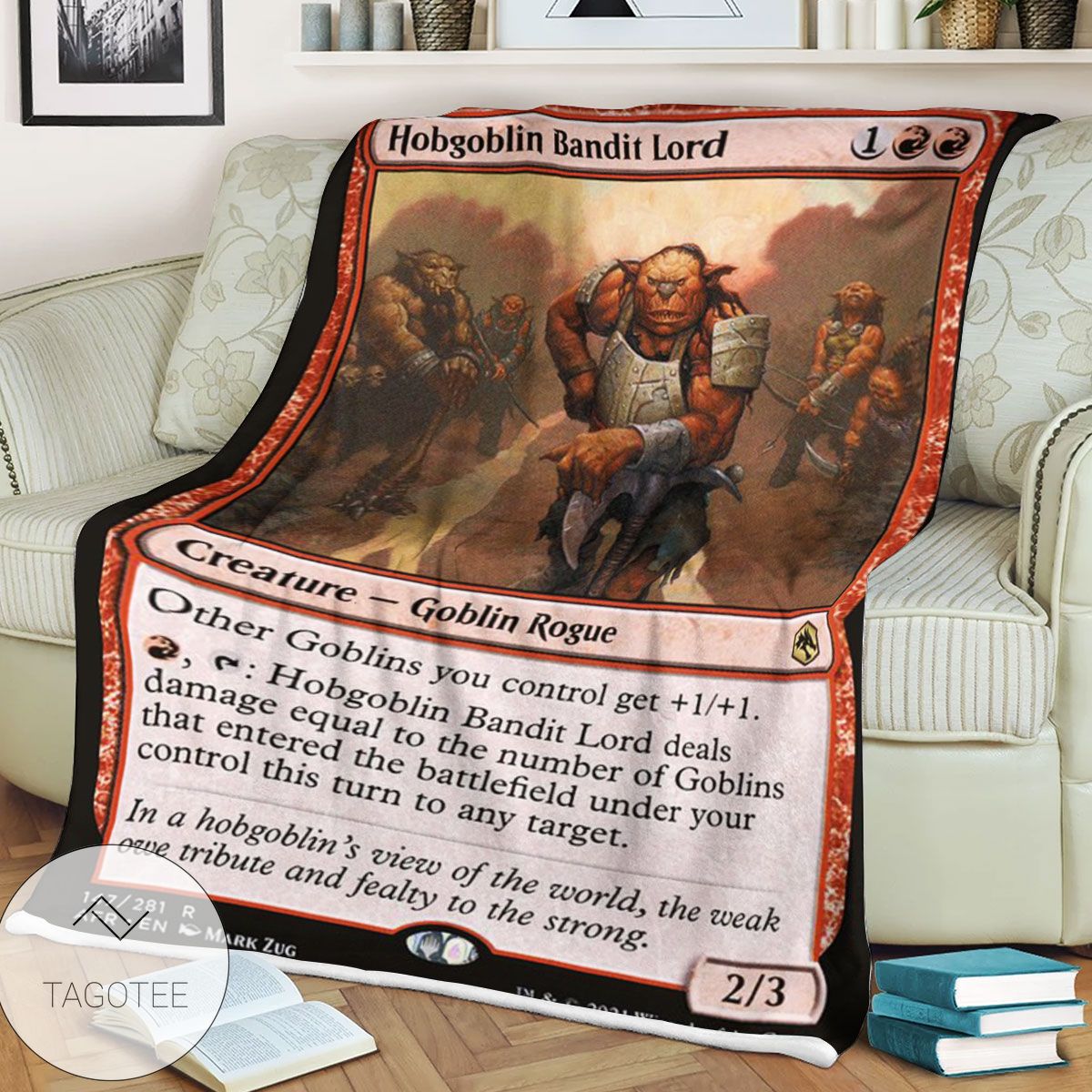 Afr 147 Hobgoblin Bandit Lord Magic The Gathering Mtg Blanket Afr 147 Hobgoblin Bandit Lord Magic The Gathering Mtg Blanket