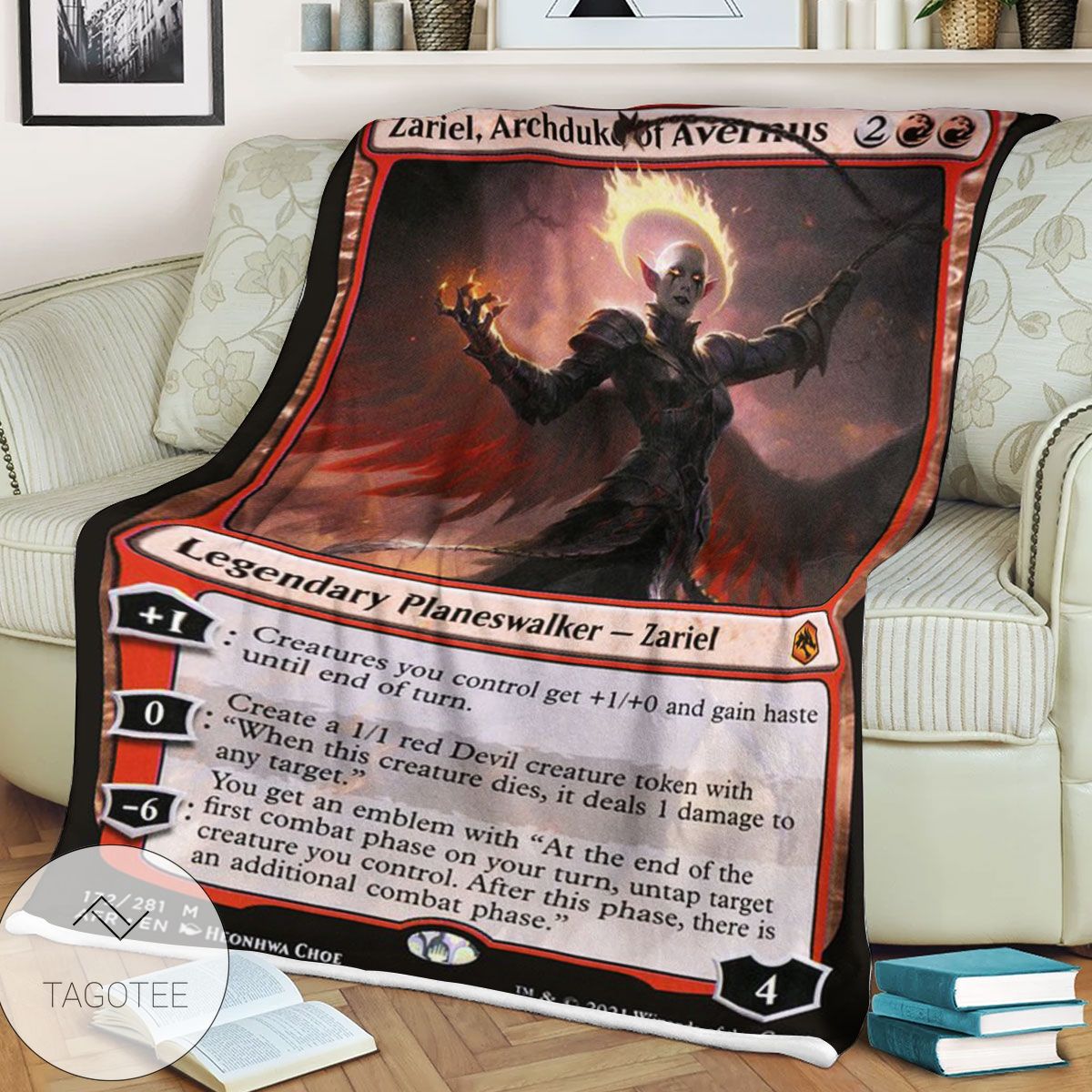 Afr 172 Zariel Archduke Of Avernus Magic The Gathering Mtg Blanket Afr 172 Zariel Archduke Of Avernus Magic The Gathering Mtg Blanket