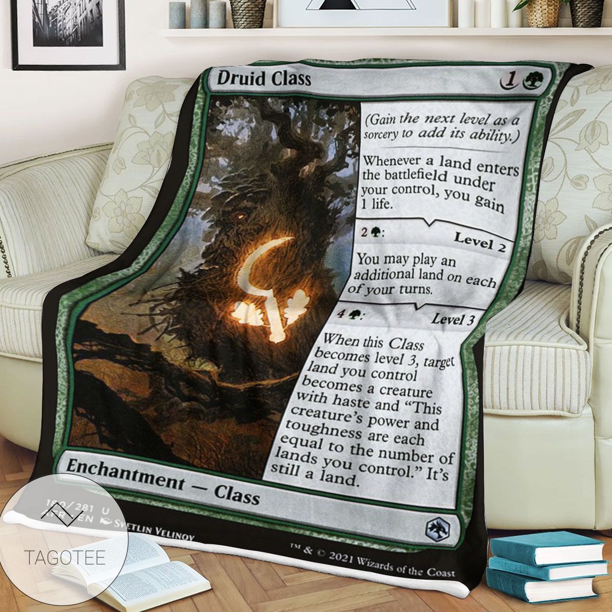 Afr 180 Druid Class Magic The Gathering Mtg Blanket Afr 180 Druid Class Magic The Gathering Mtg Blanket