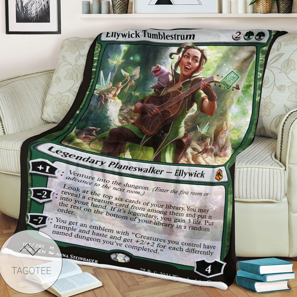Afr 181 Ellywick Tumblestrum Magic The Gathering Mtg Blanket Afr 181 Ellywick Tumblestrum Magic The Gathering Mtg Blanket